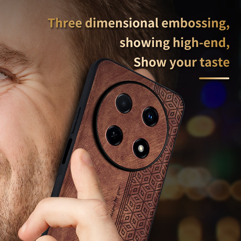 AZNS For Huawei Enjoy 70 Pro Case Anti-Scratch PU Leather Coated TPU Phone Cover