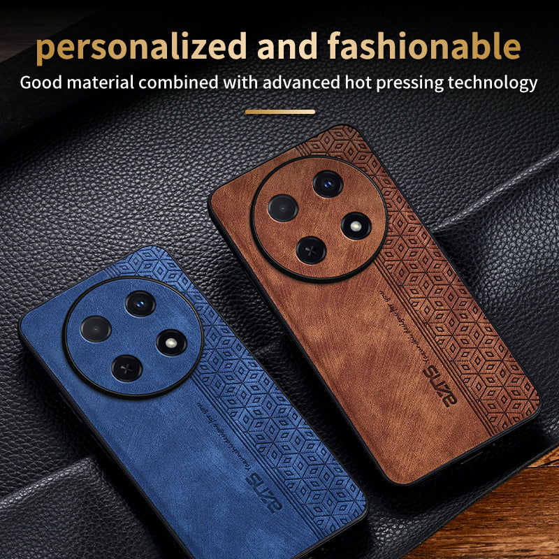 AZNS For Huawei Enjoy 70 Pro Case Anti-Scratch PU Leather Coated TPU Phone Cover