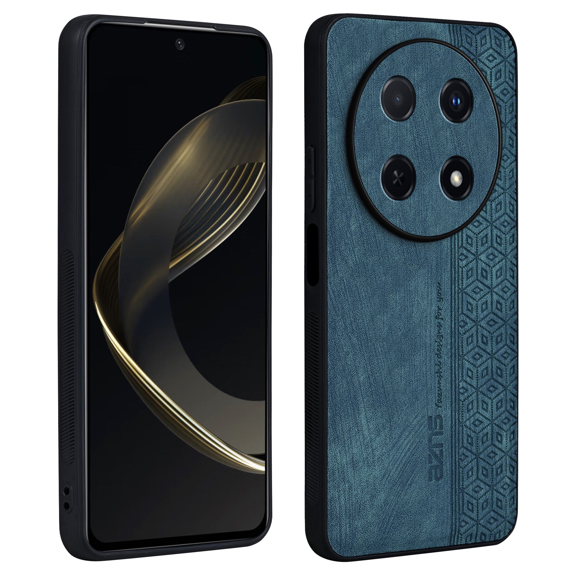 AZNS For Huawei Enjoy 70 Pro Case Anti-Scratch PU Leather Coated TPU Phone Cover