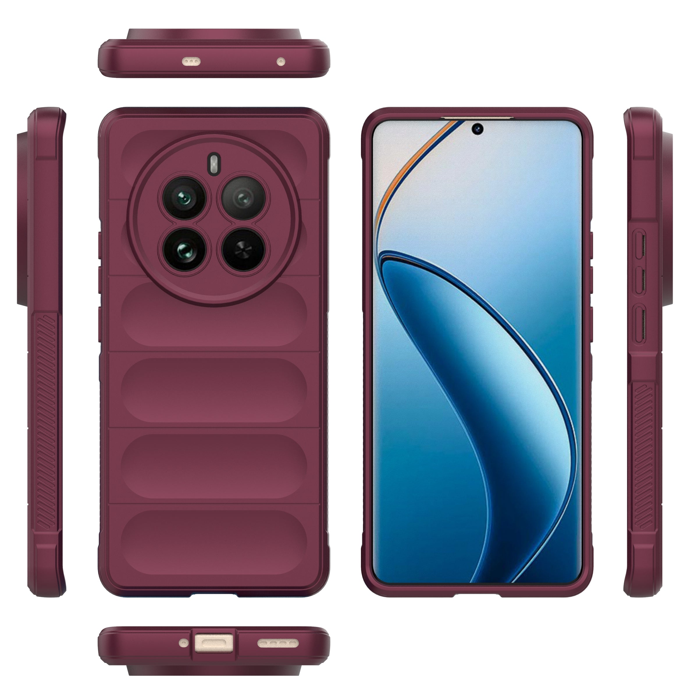For Realme 12 Pro 5G / 12 Pro+ 5G TPU Case Drop-proof Mobile Phone Cover