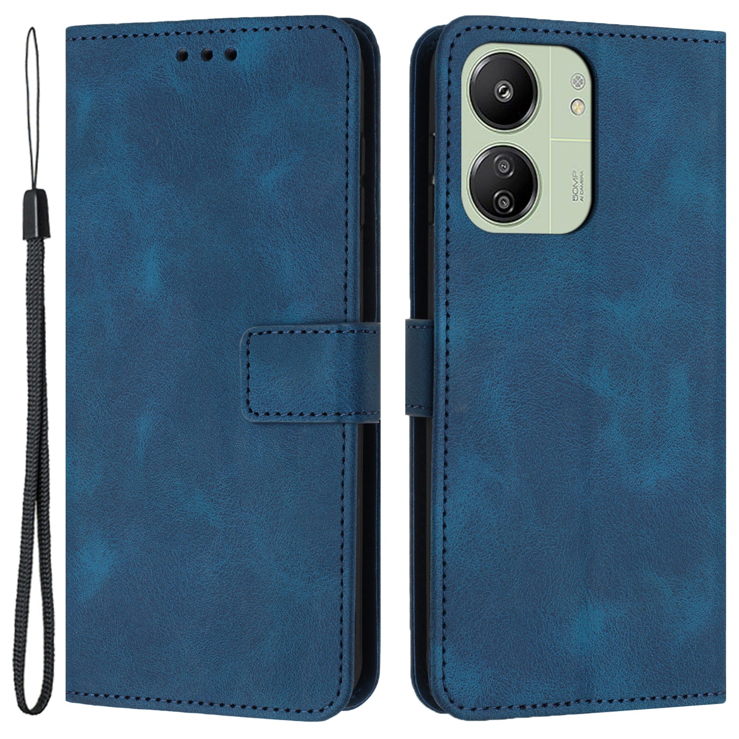 For Xiaomi Redmi 13C 4G / 13C 5G / Poco C65 4G Case Slim-Fit PU Leather Phone Stand Cover