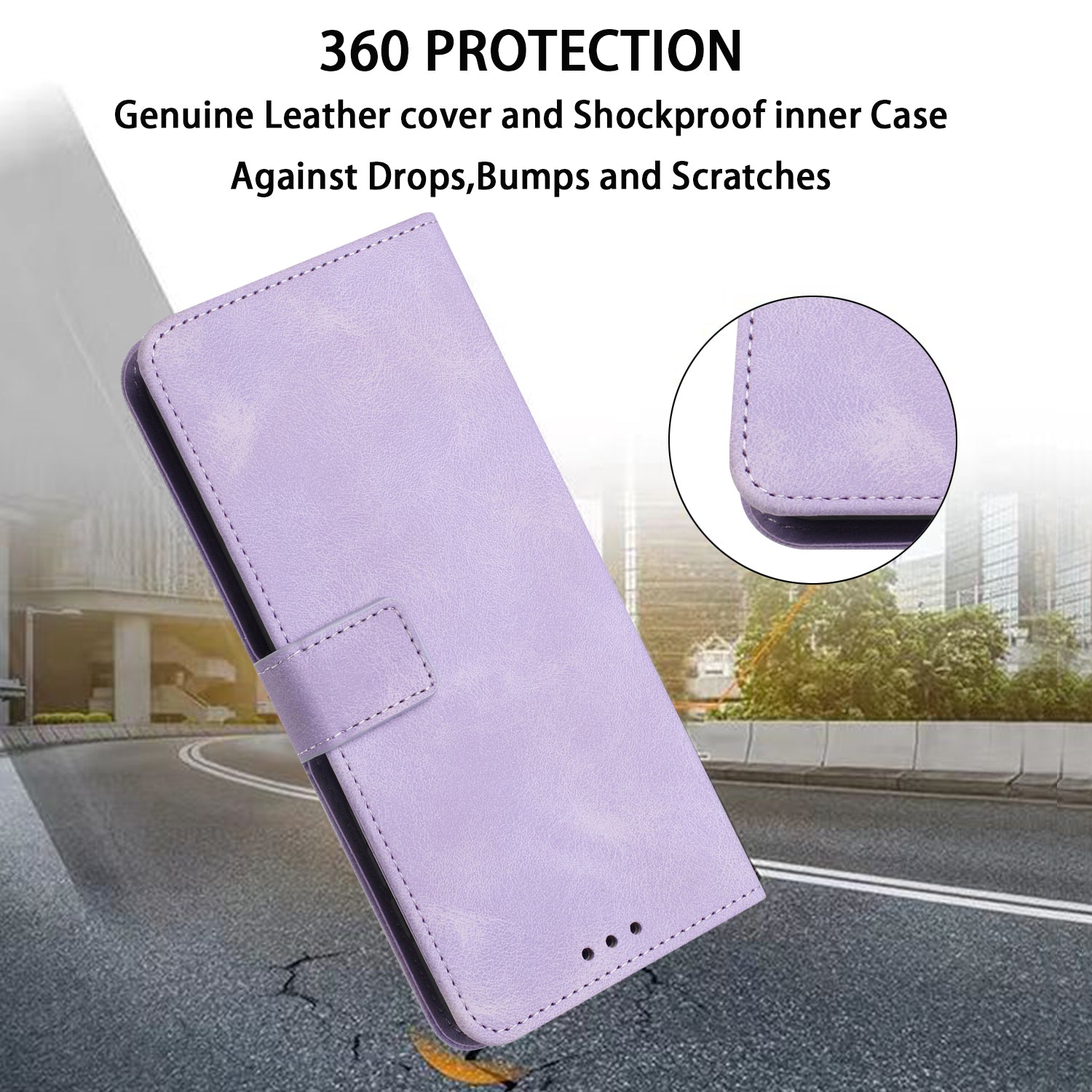 For Samsung Galaxy S24+ Mobile Phone Cover Skin-touch PU Leather Anti-Scratch Stand Phone Case