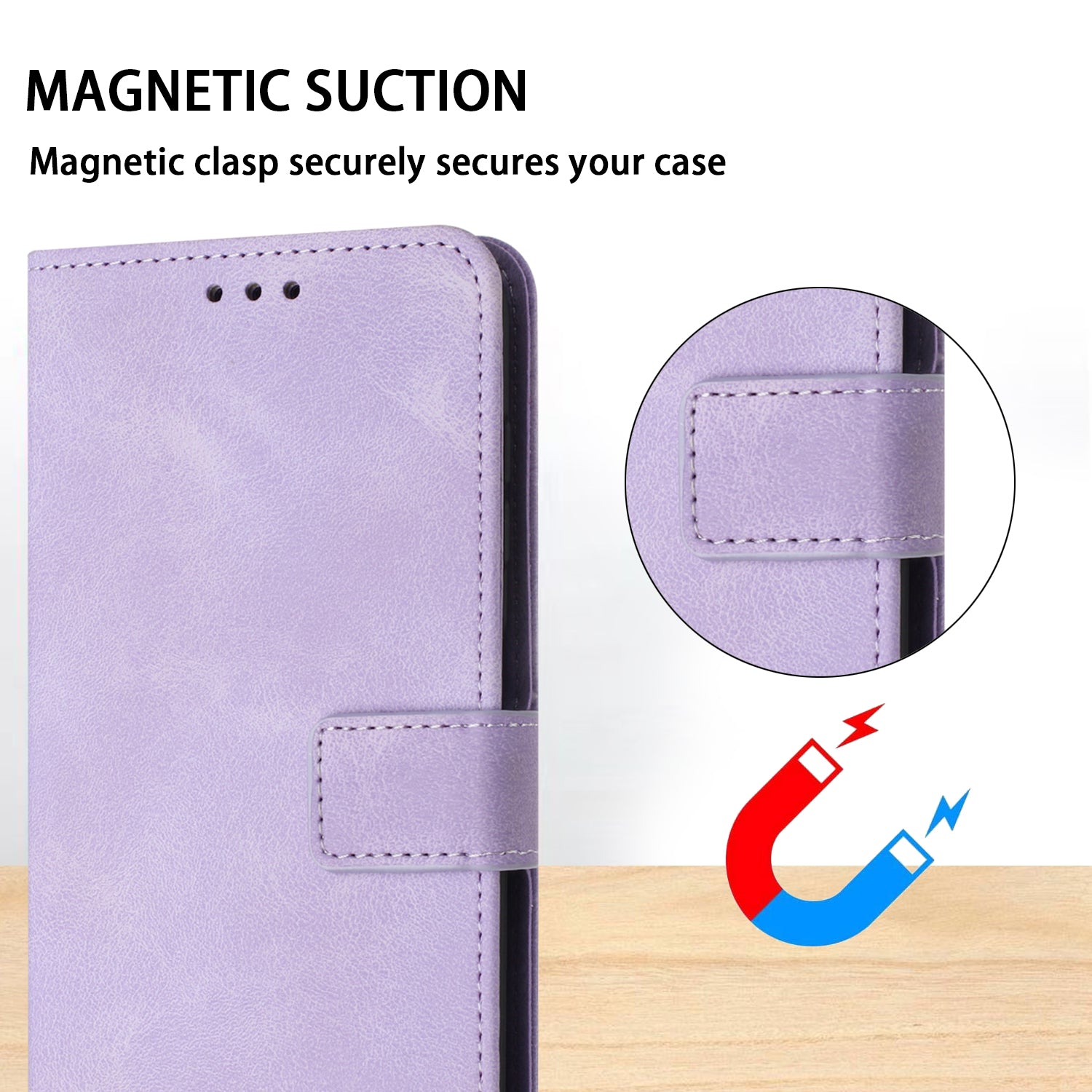 For Samsung Galaxy S24+ Mobile Phone Cover Skin-touch PU Leather Anti-Scratch Stand Phone Case