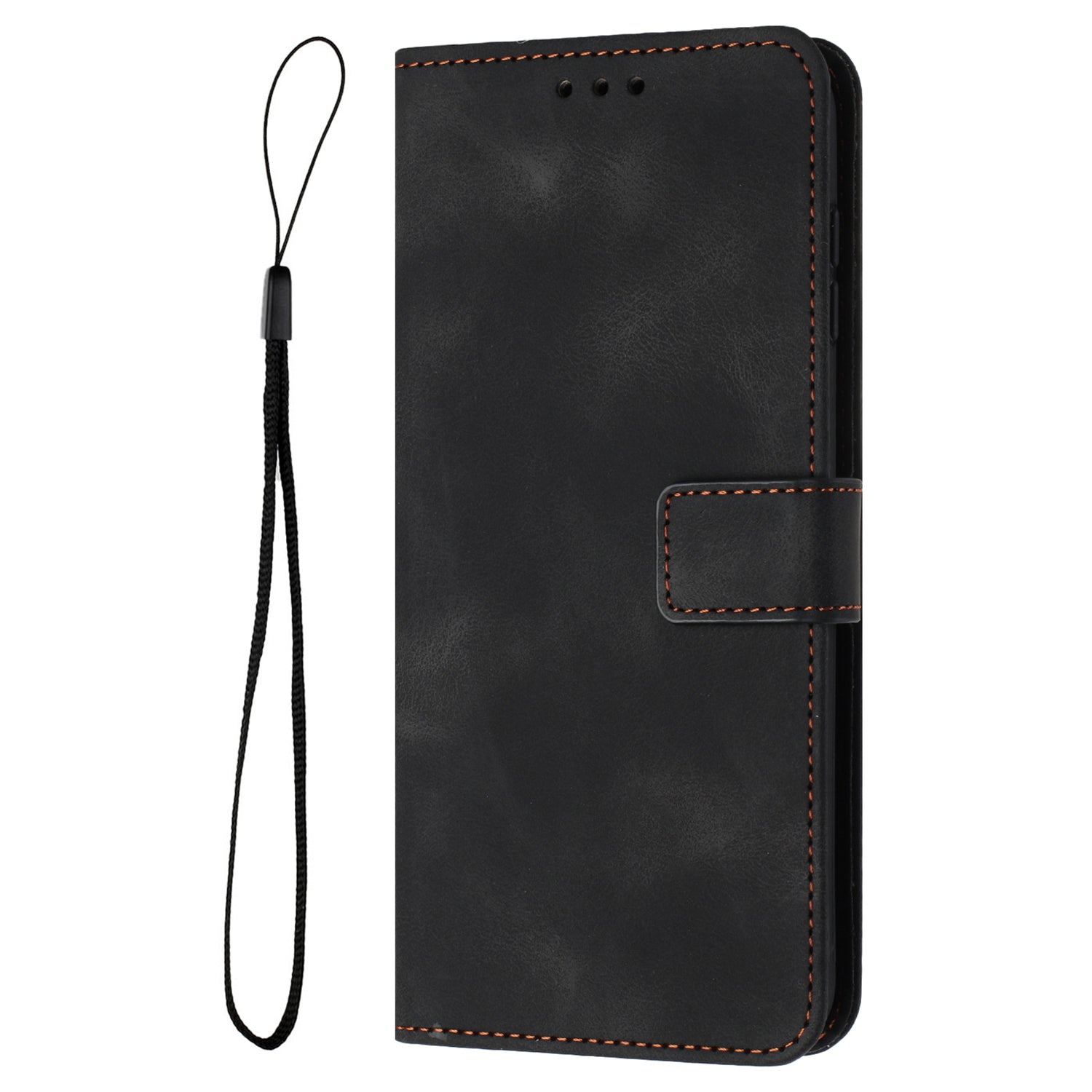 Phone Stand Case for Samsung Galaxy A25 5G (Global) (161.0 x 76.5 x 8.3mm) Skin-touch PU Leather Phone Cover