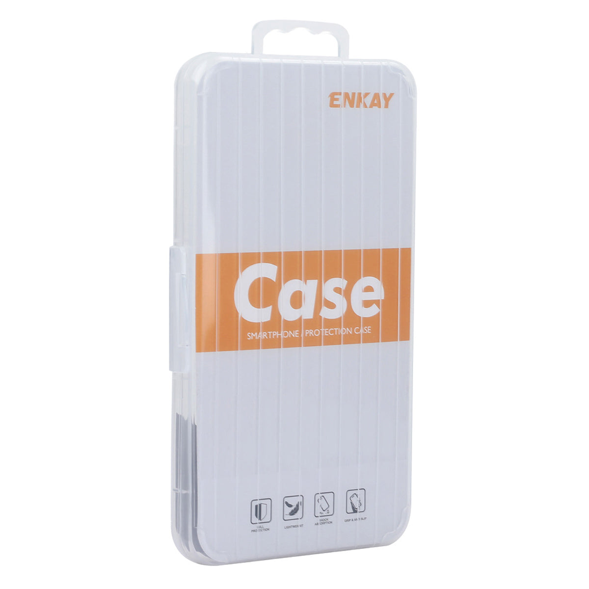 ENKAY HAT PRINCE For OnePlus Ace 3 5G / 12R 5G Clear Case Four Corners Reinforced Anti-Slip Strip Edge TPU Phone Cover