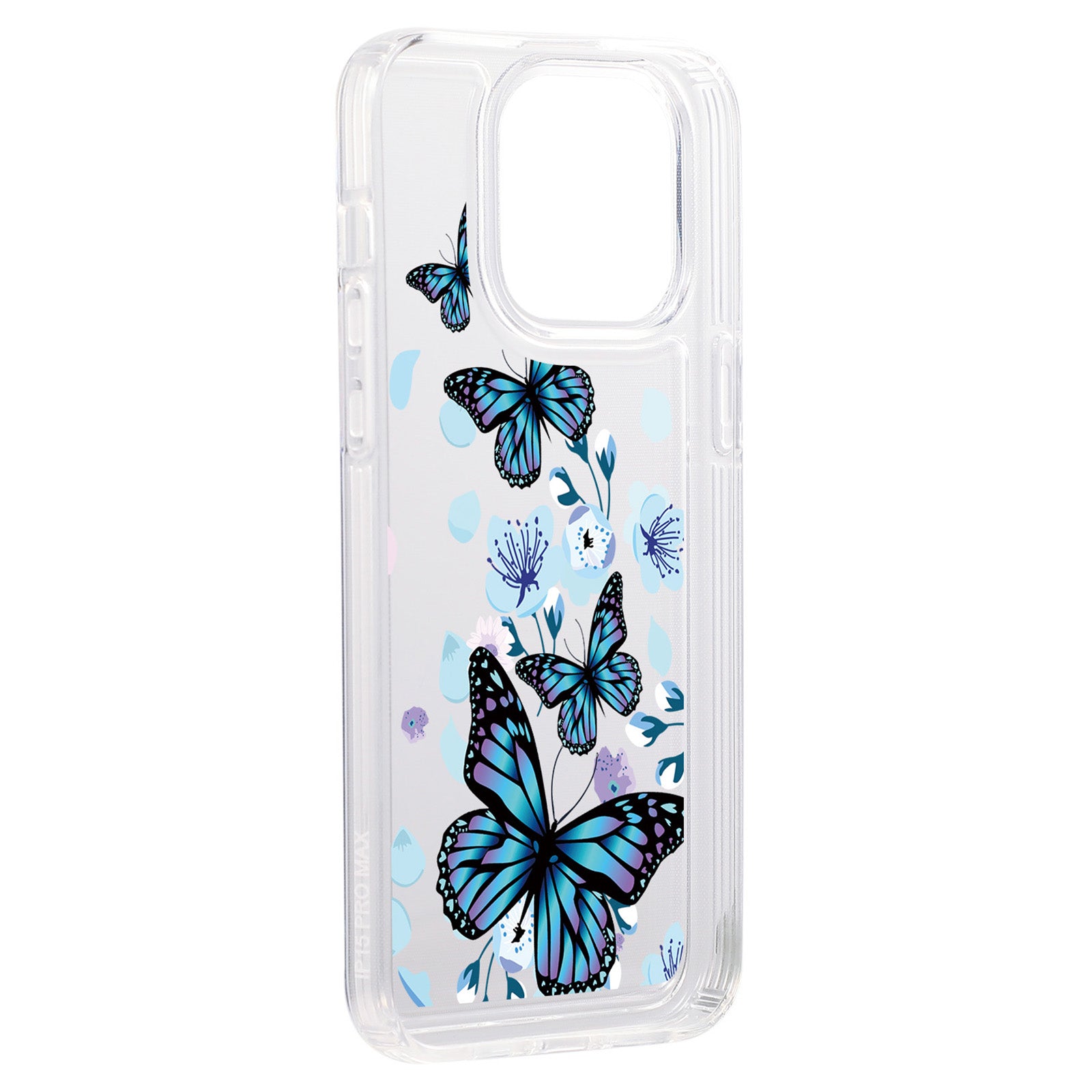 For iPhone 15 Pro Max Case Soft TPU Butterfly Pattern Printing Phone Cover