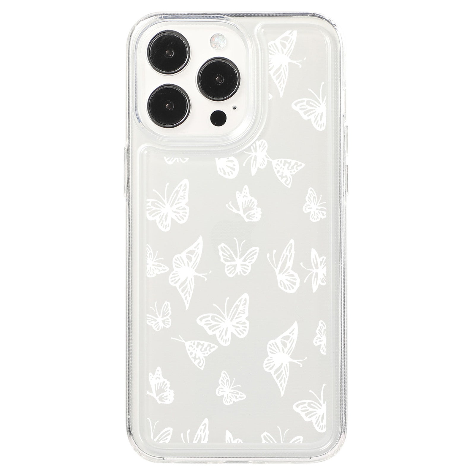 For iPhone 15 Pro Max Case Soft TPU Butterfly Pattern Printing Phone Cover