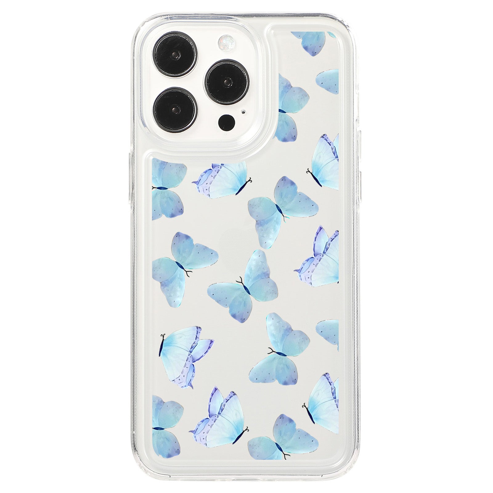 For iPhone 15 Pro Max Case Soft TPU Butterfly Pattern Printing Phone Cover