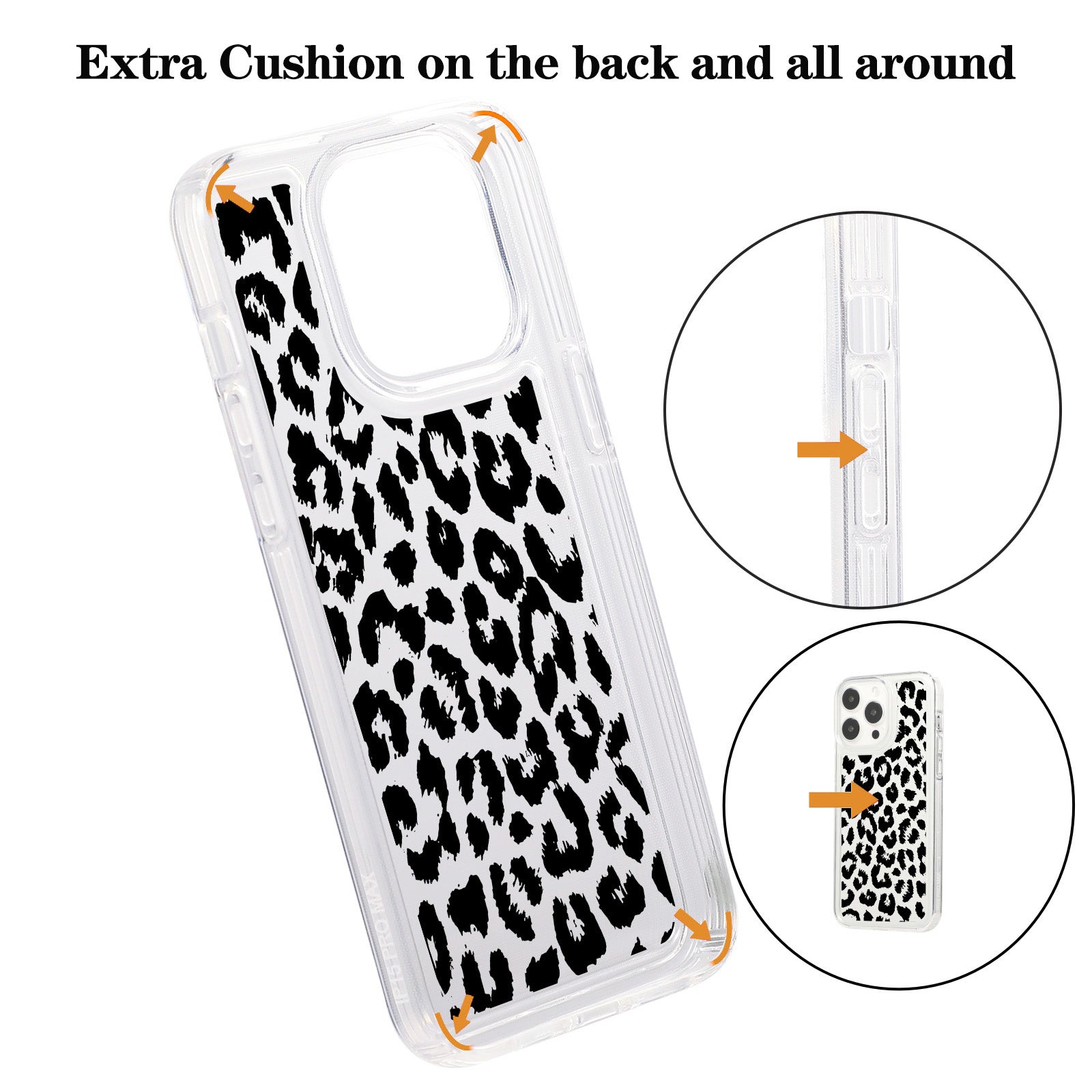 For iPhone 15 Pro TPU Case Pattern Printing Shockproof Airbag Phone Cover