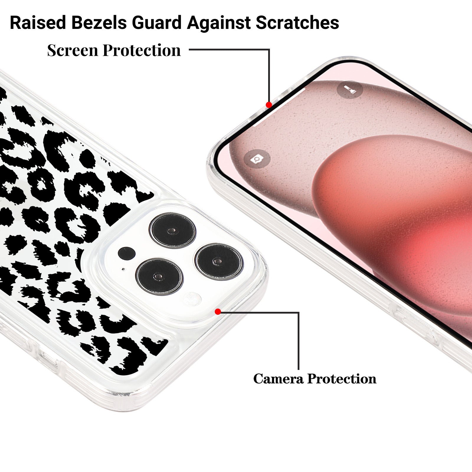 For iPhone 15 Pro TPU Case Pattern Printing Shockproof Airbag Phone Cover