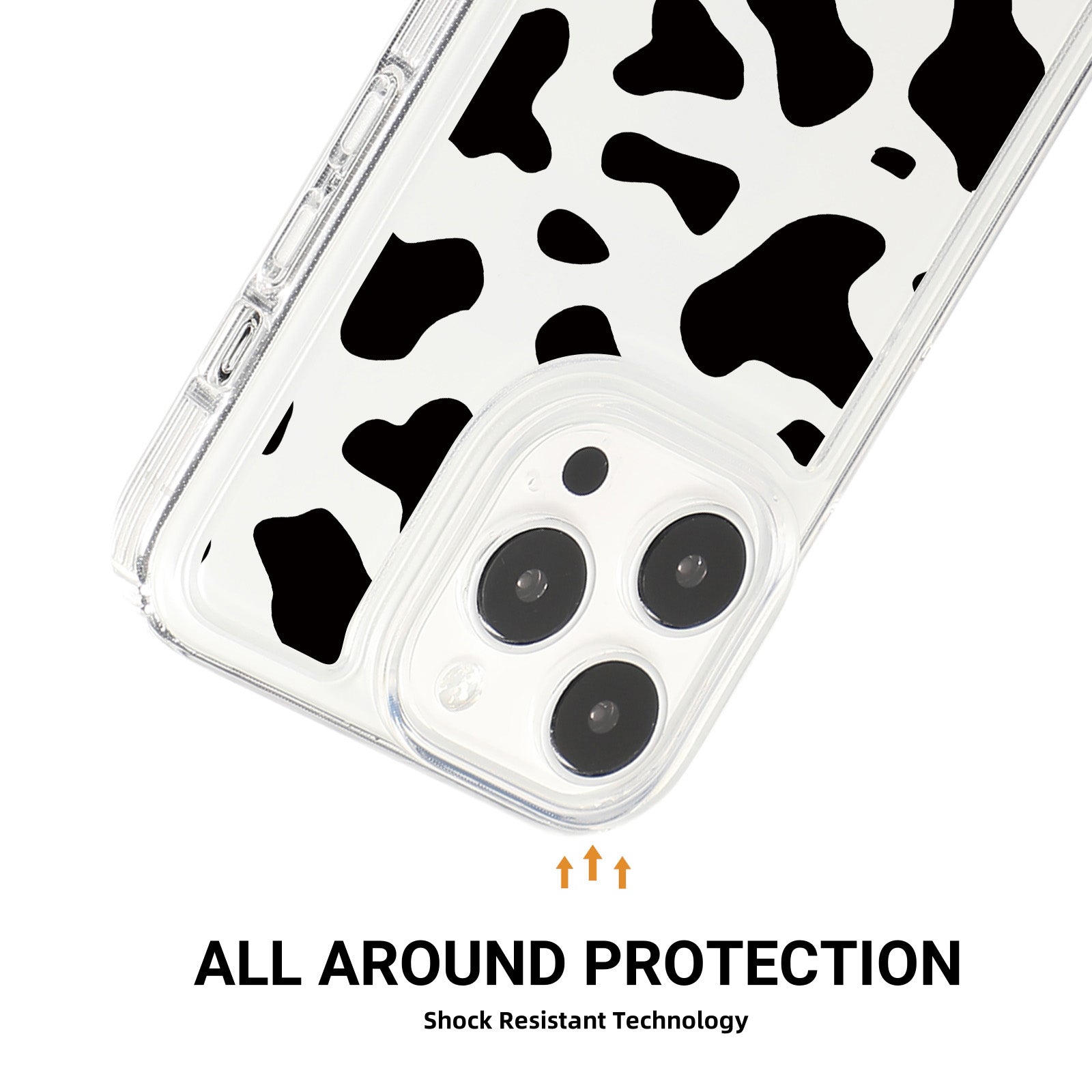 For iPhone 15 Pro Max Case TPU Airbag Anti-Drop Phone Cover Pattern Printing