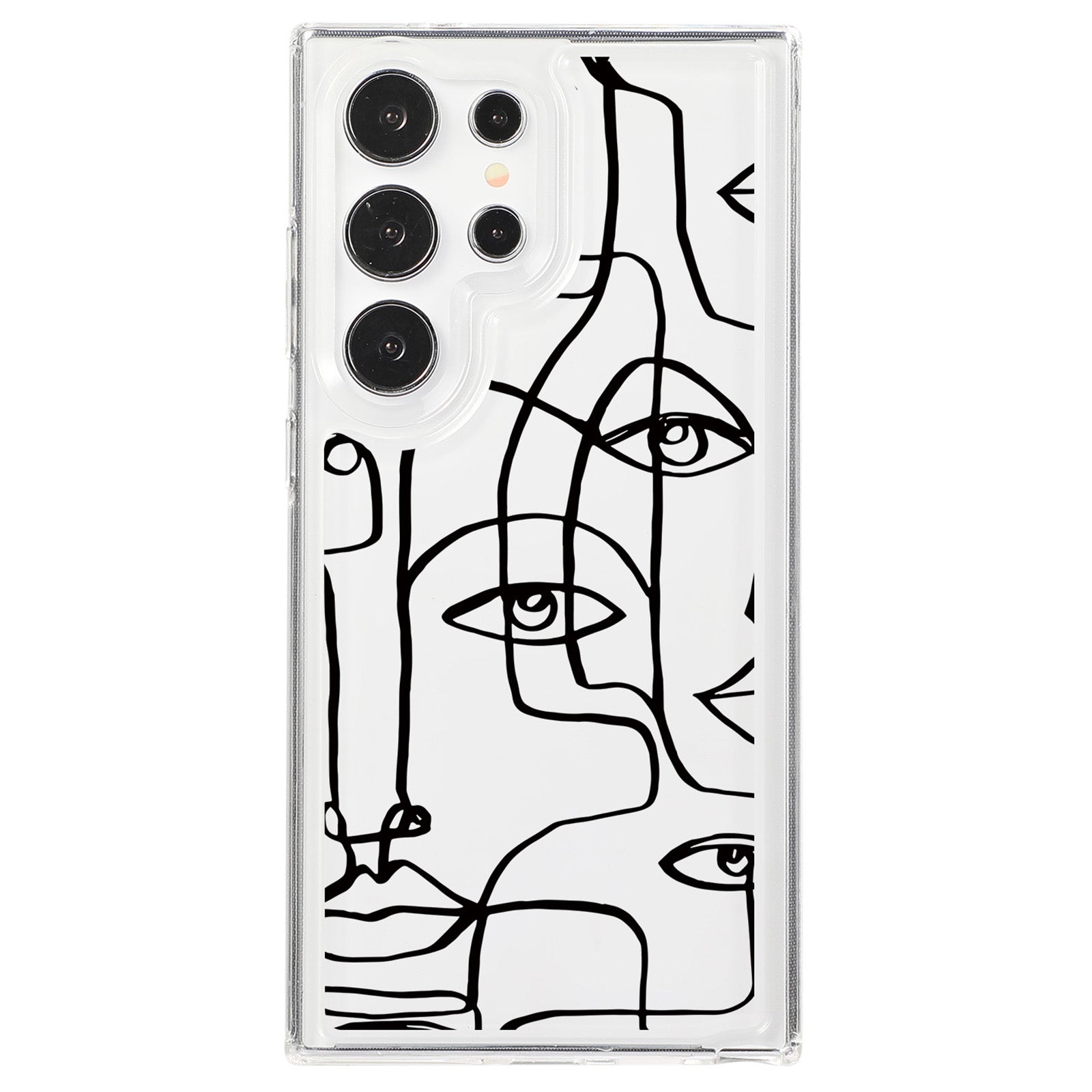 For Samsung Galaxy S23 Ultra TPU Case Pattern Design Airbag Shockproof Phone Cover