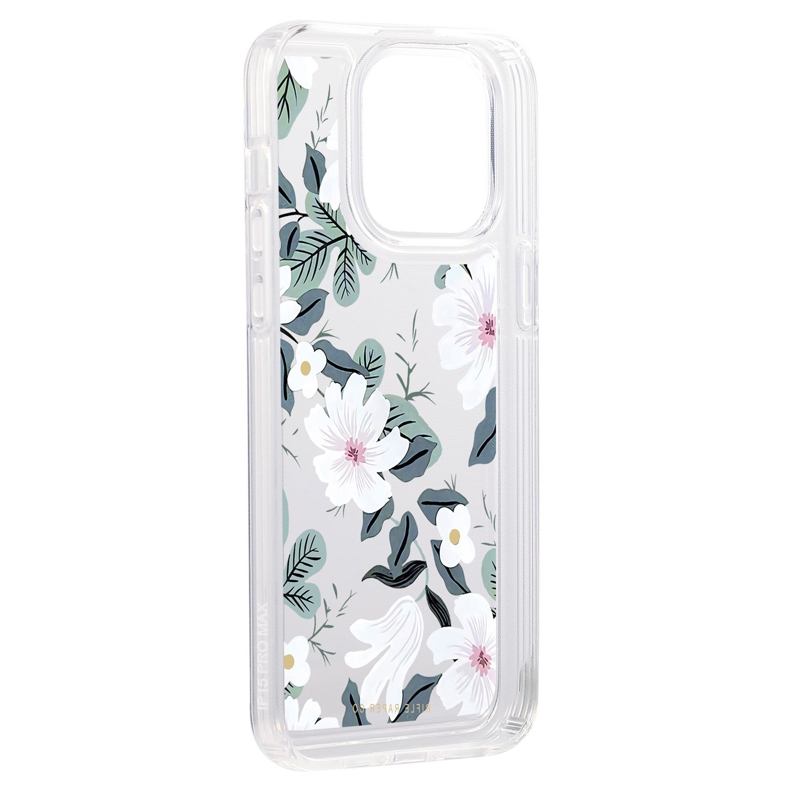 For iPhone 15 Pro TPU Case Clear Airbag Protection Anti-fall Flower Pattern Phone Shell