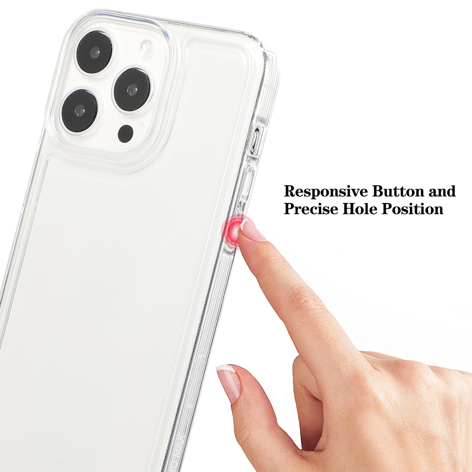 For iPhone 14 Pro Max Case High Transparency Airbag Protection TPU Phone Shell