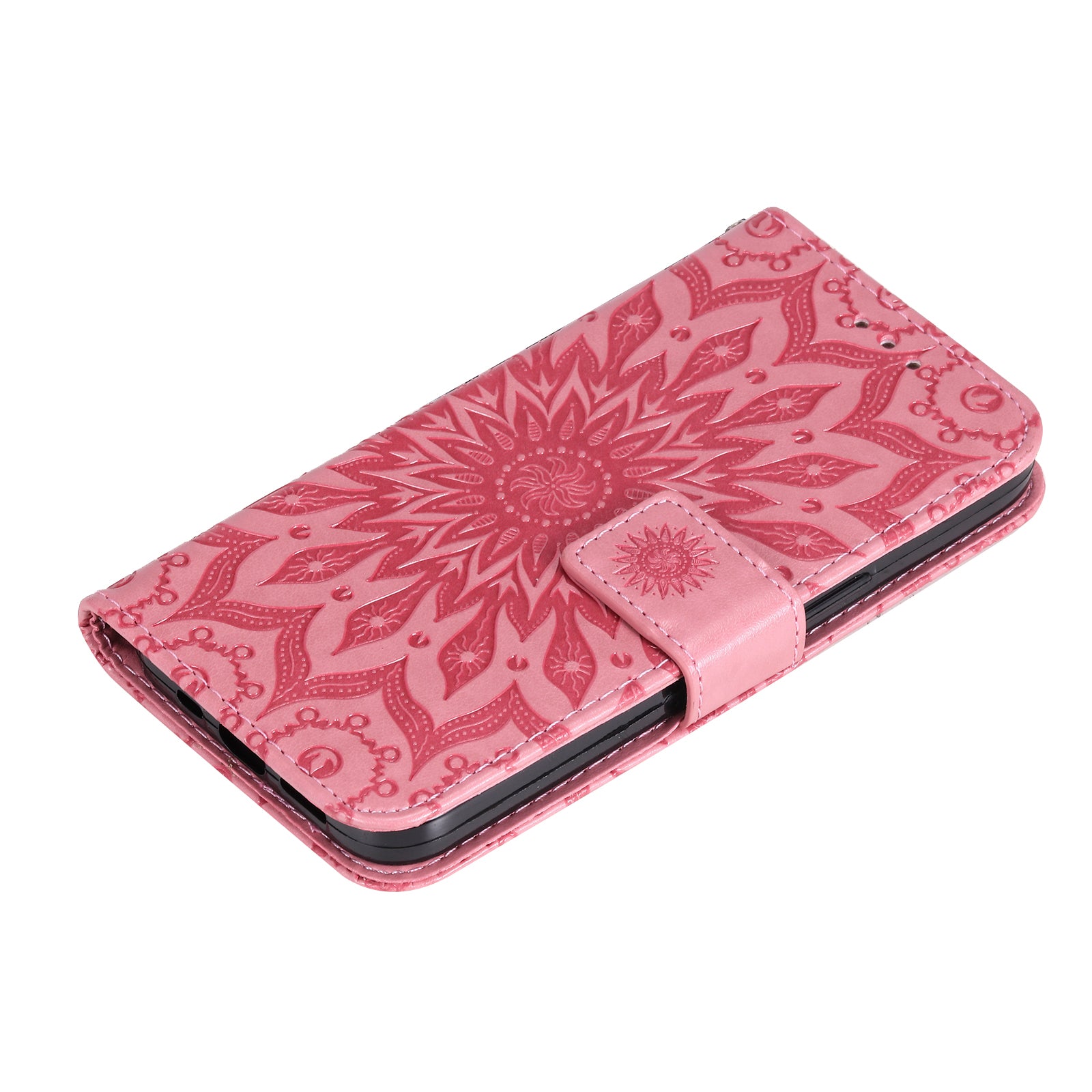 KT Imprinting Flower Series-1 For Google Pixel 9 Pro Case Leather Phone Cover with Wallet Stand