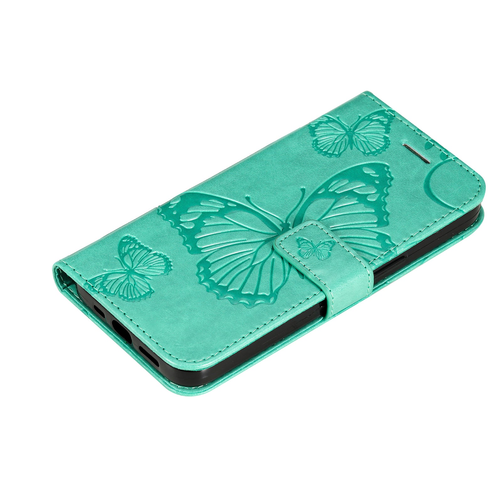 KT Imprinting Flower Series-2 For Google Pixel 9 Pro Leather Case Butterfly Phone Wallet Cover