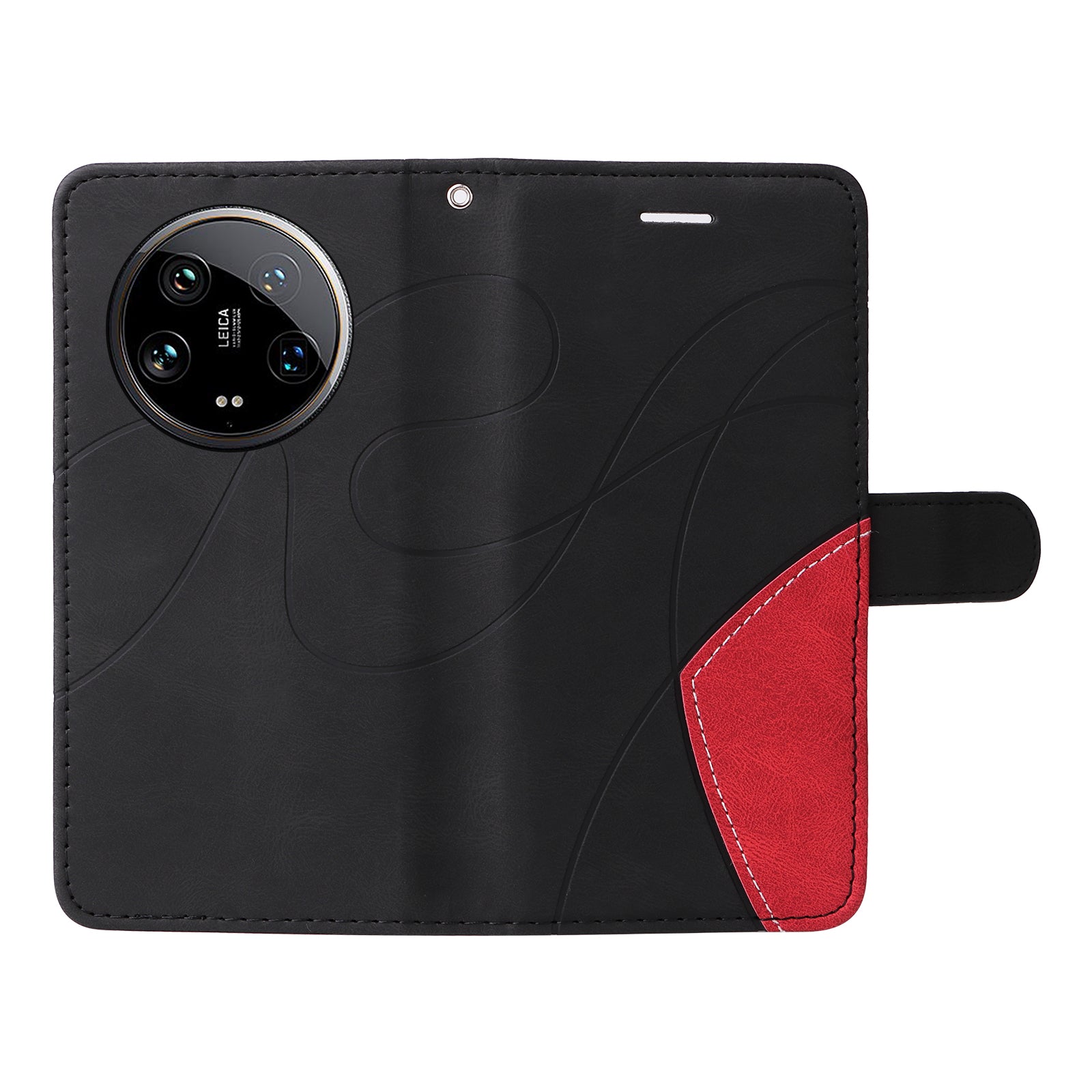 KT Leather Series-1 For Xiaomi 14 Ultra Wallet Cover Dual-Color Splicing Leather Anti-Drop Phone Case