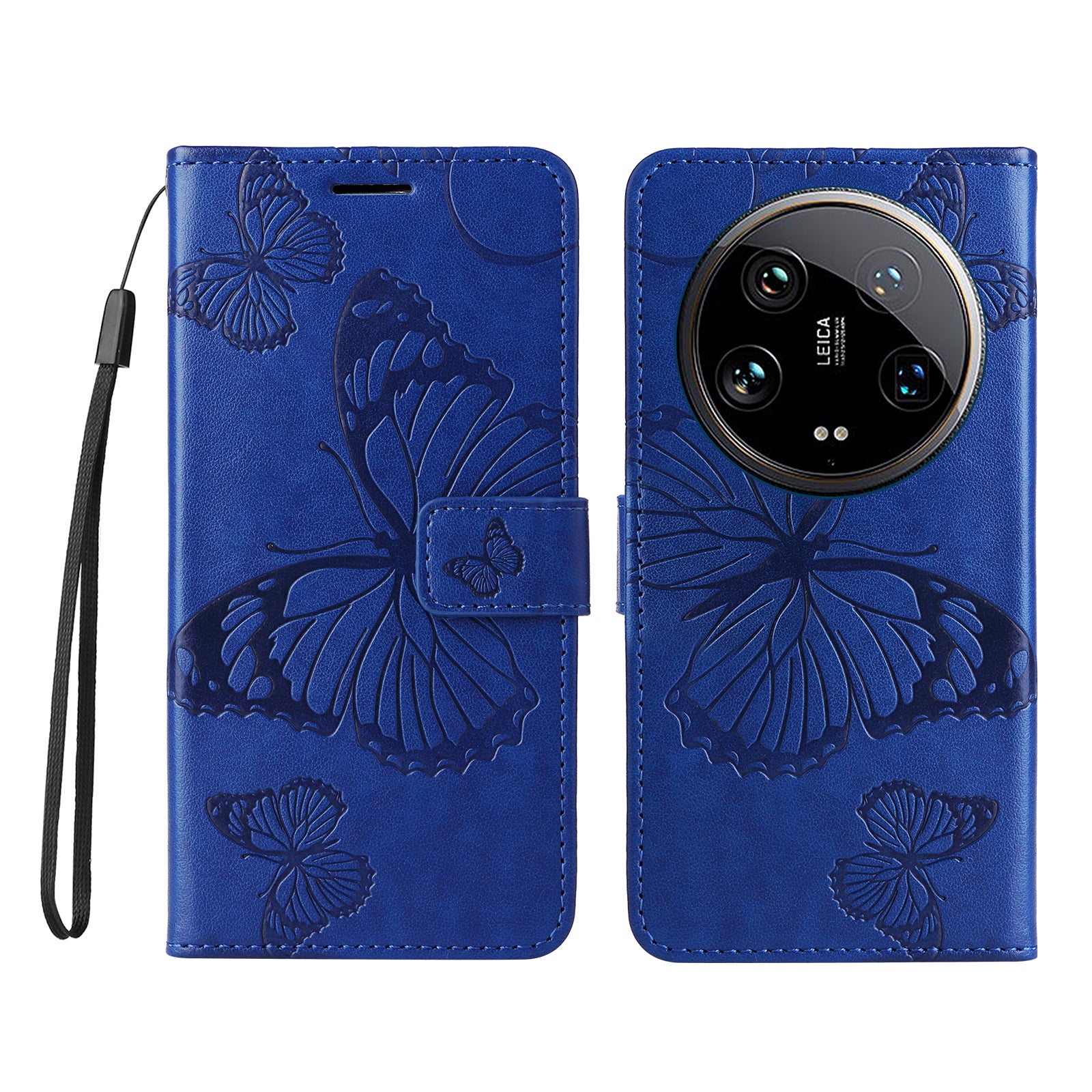 KT Imprinting Flower Series-2 For Xiaomi 14 Ultra Wallet Phone Case Pattern Imprinted Leather Flip Cover