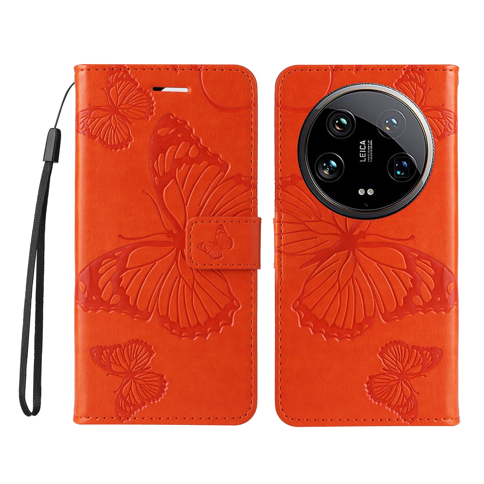 KT Imprinting Flower Series-2 For Xiaomi 14 Ultra Wallet Phone Case Pattern Imprinted Leather Flip Cover