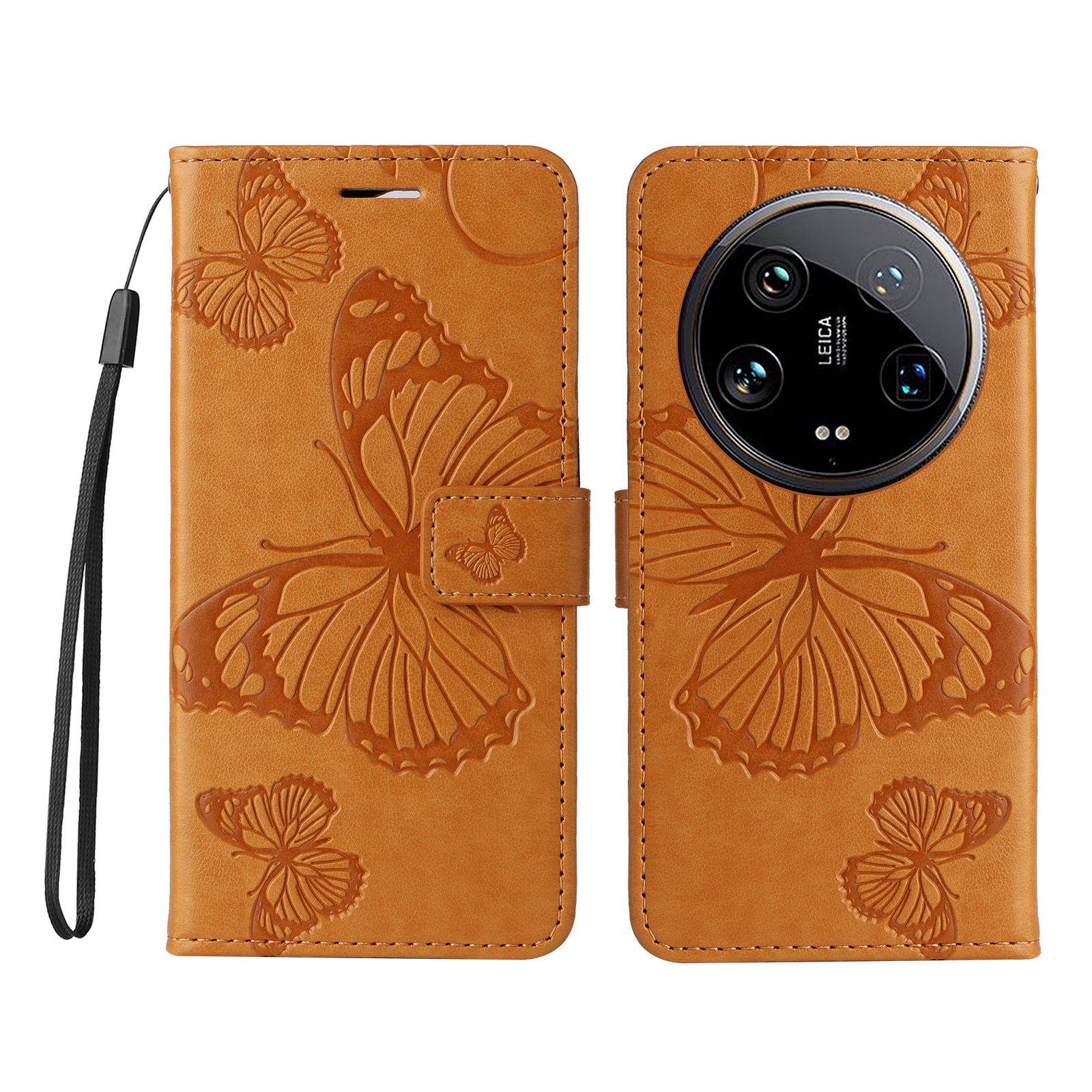 KT Imprinting Flower Series-2 For Xiaomi 14 Ultra Wallet Phone Case Pattern Imprinted Leather Flip Cover