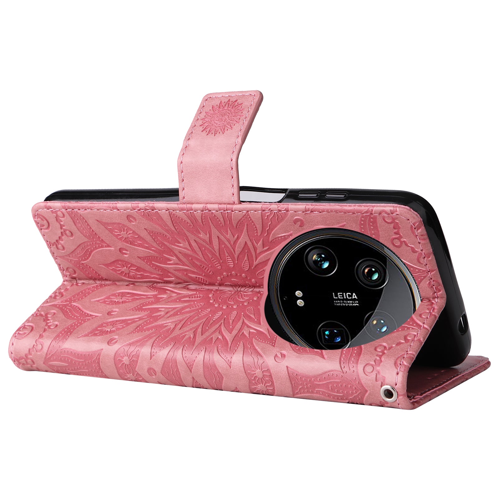KT Imprinting Flower Series-1 For Xiaomi 14 Ultra Case Leather Wallet Phone Cover with Stand