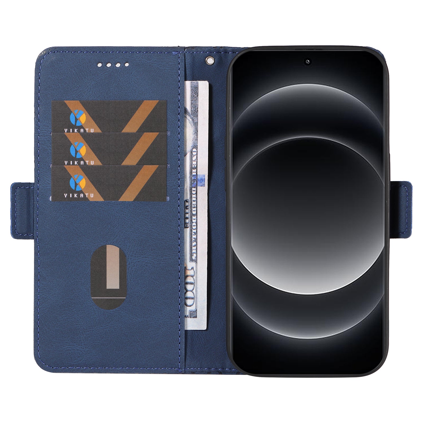 For Xiaomi 14 Ultra Case Imprinted Rhombus Grid Pattern Wallet Phone Cover
