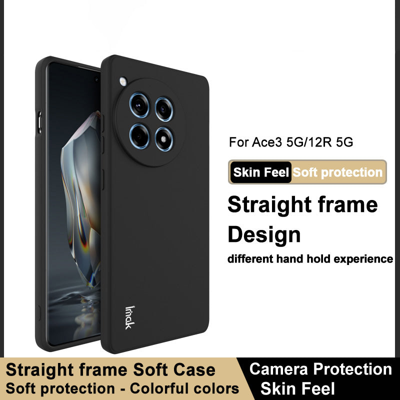 IMAK UC-4 Series for OnePlus Ace 3 5G / 12R 5G Case Straight Edge Soft TPU Phone Cover