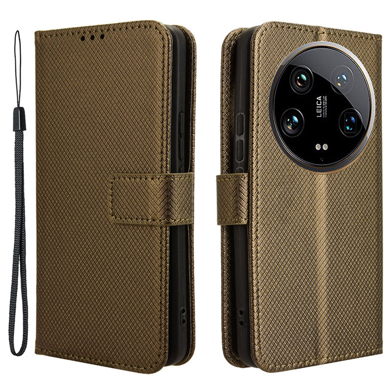 For Xiaomi 14 Ultra Case Card Holders Leather+TPU Full Protection Phone Cover