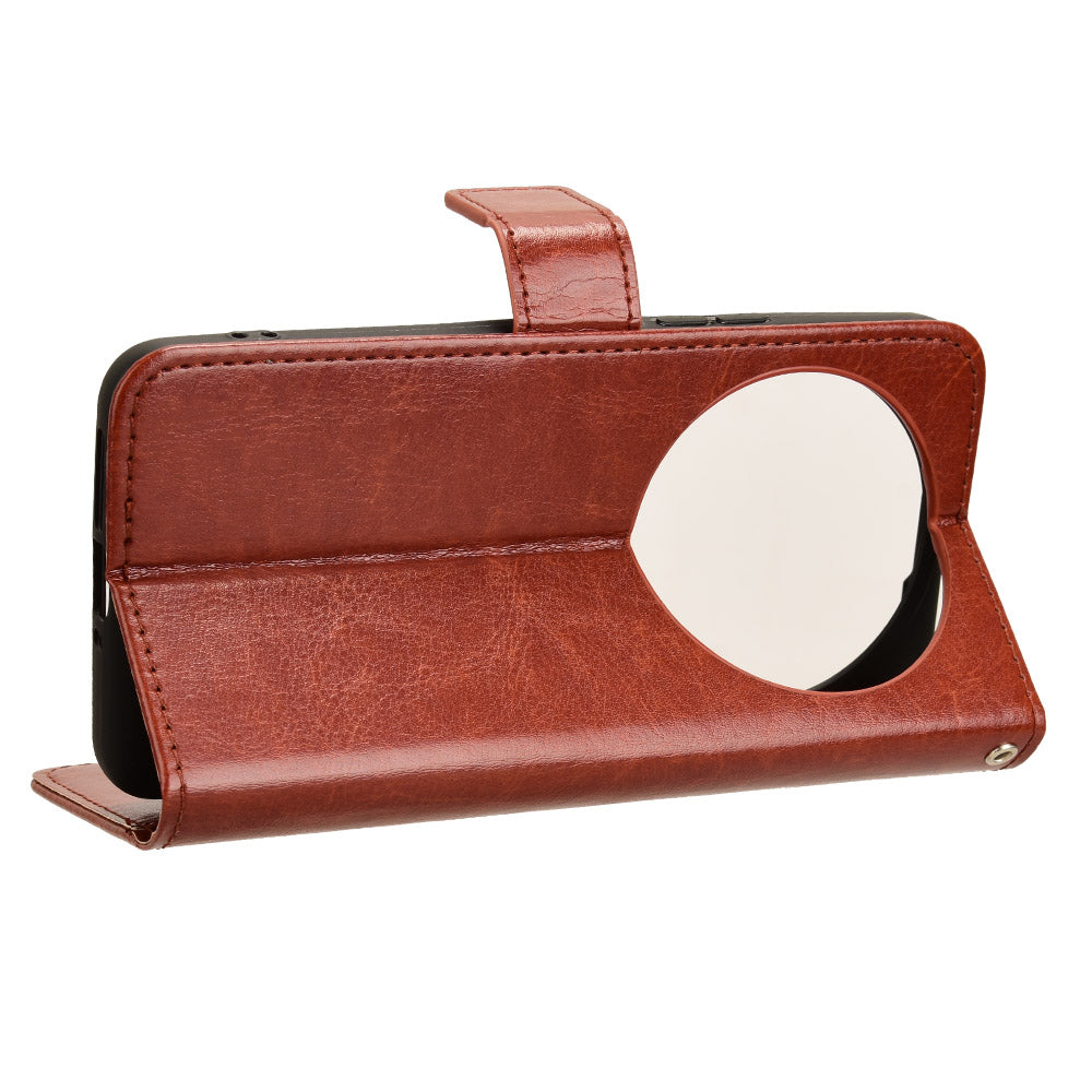 For Xiaomi 14 Ultra Leather Cover Wallet Crazy Horse Texture Shockproof Phone Case