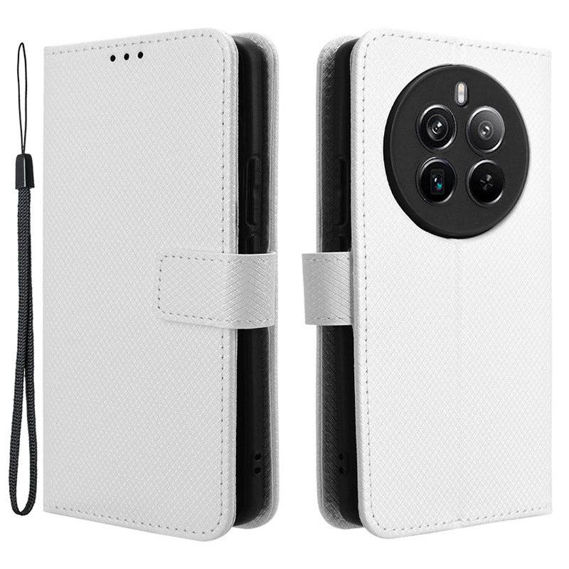 For Realme 12 Pro 5G / 12 Pro+ 5G Case Stand Shockproof TPU Inner Shell Leather Phone Cover