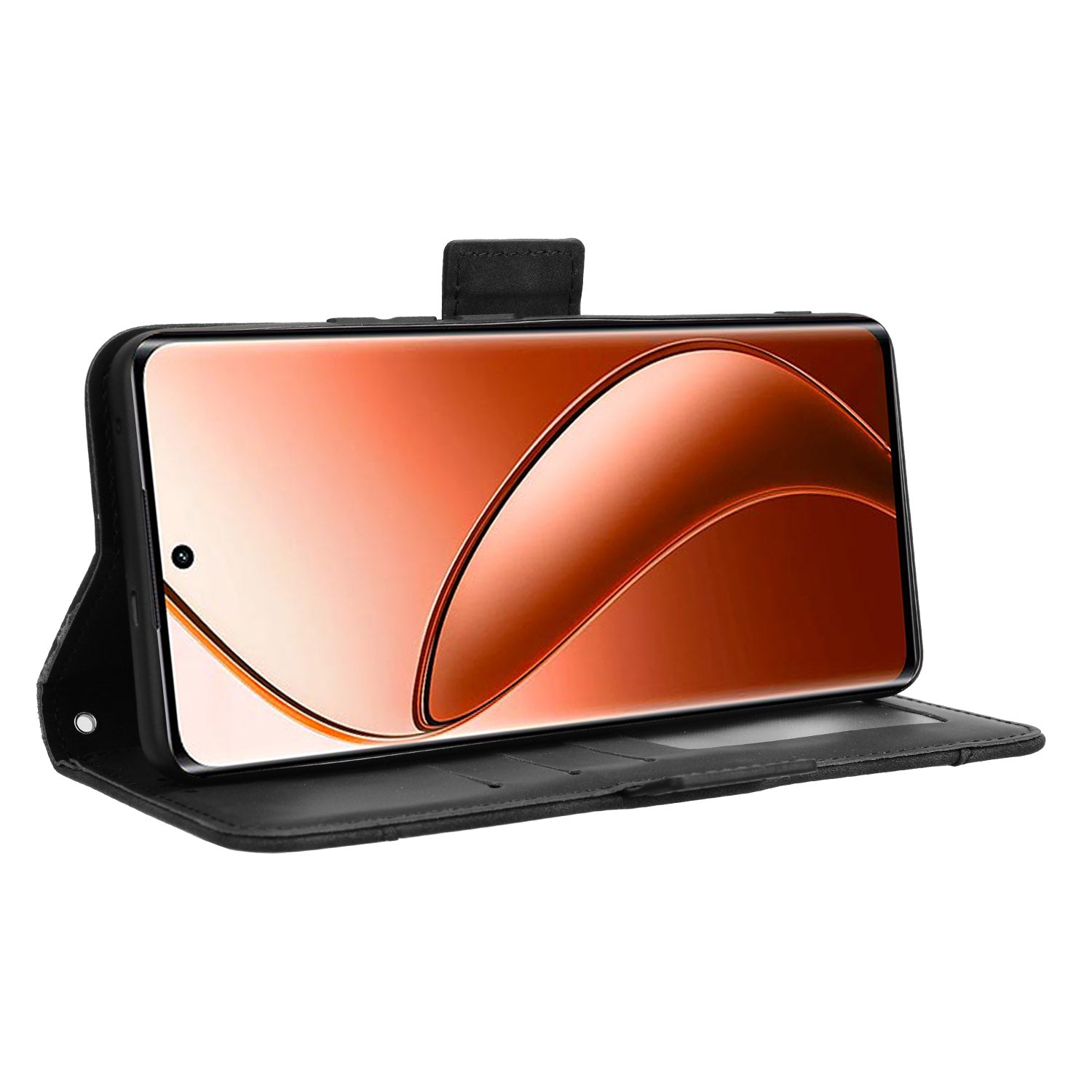 For Realme 12+ 5G / Narzo 70 Pro 5G Case PU Leather Stand Multiple Card Holders Phone Cover