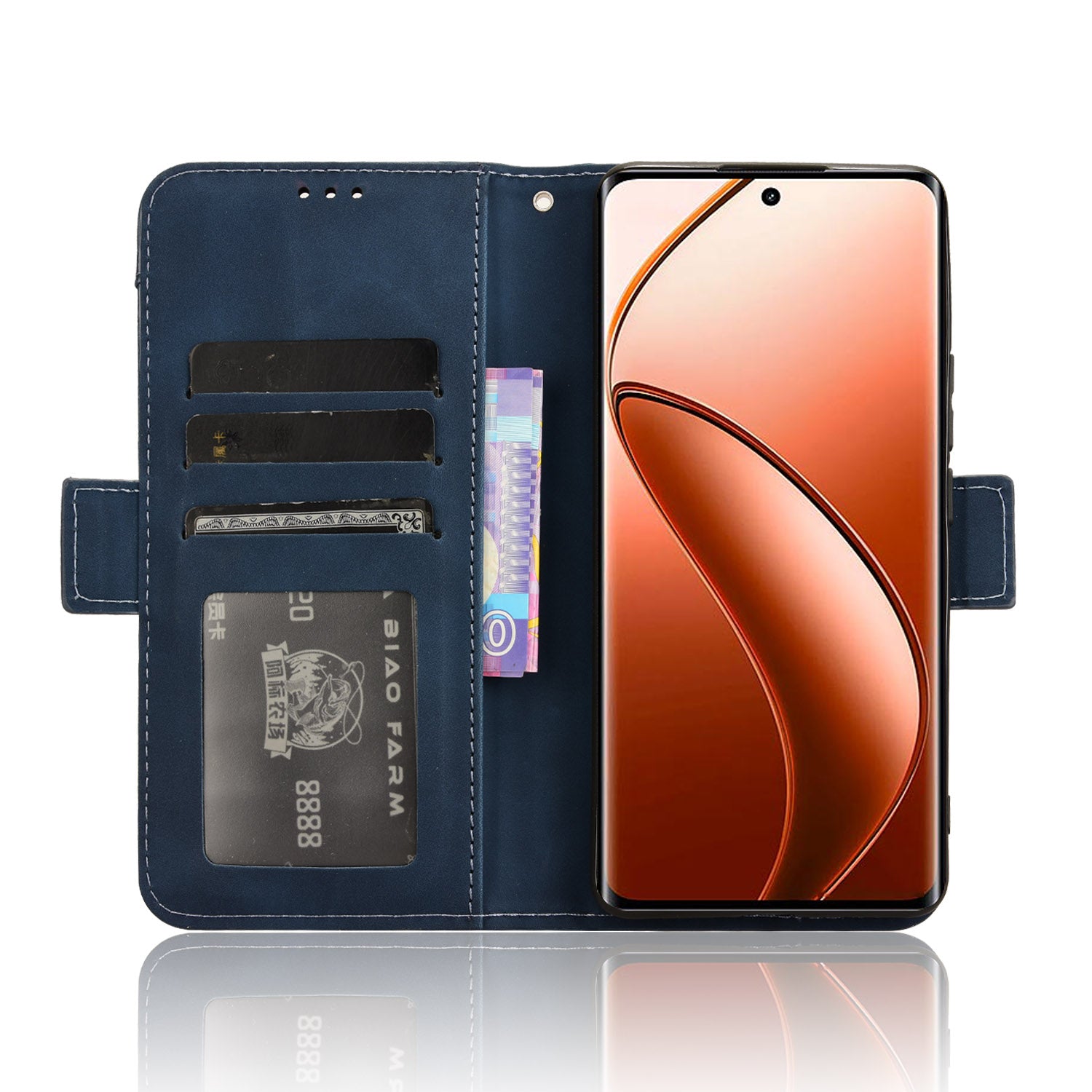 For Realme 12 Pro 5G / 12 Pro+ 5G Case PU Leather Stand Multiple Card Holders Phone Cover