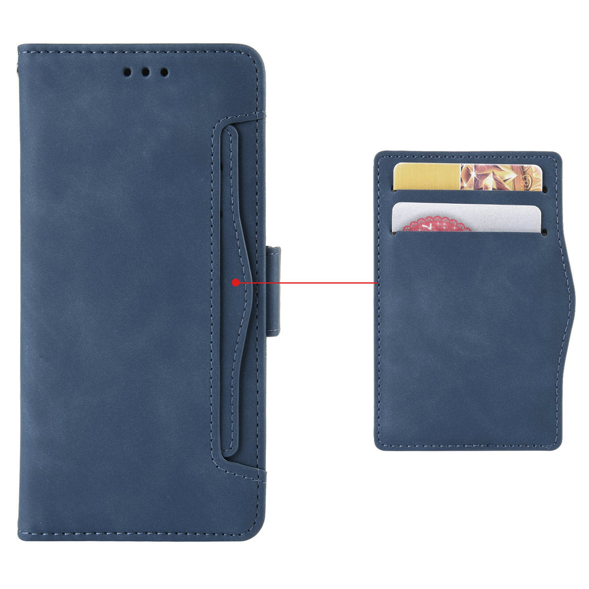 For Realme 12 Pro 5G / 12 Pro+ 5G Case PU Leather Stand Multiple Card Holders Phone Cover