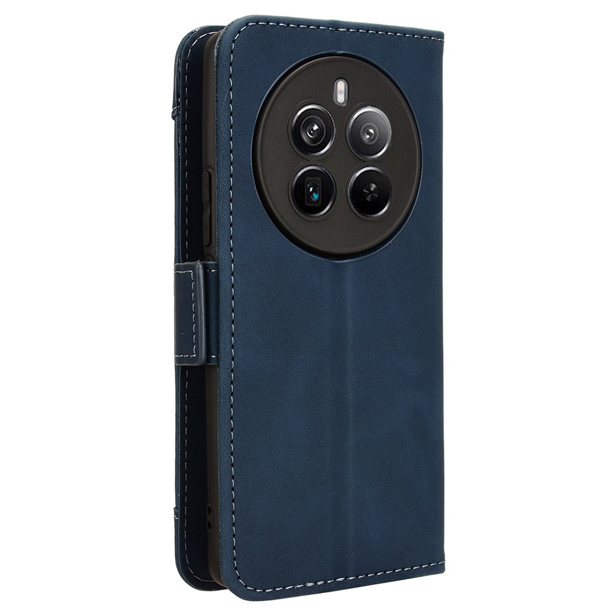 For Realme 12 Pro 5G / 12 Pro+ 5G Case PU Leather Stand Multiple Card Holders Phone Cover