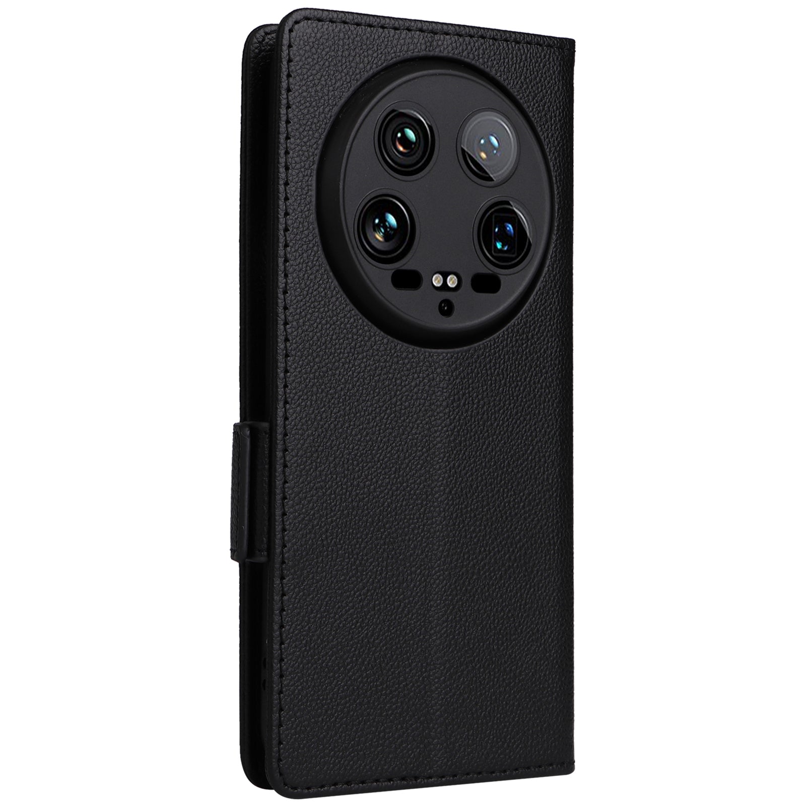 For Xiaomi 14 Ultra Wallet Case Litchi Texture Leather Protective Phone Cover with Strap