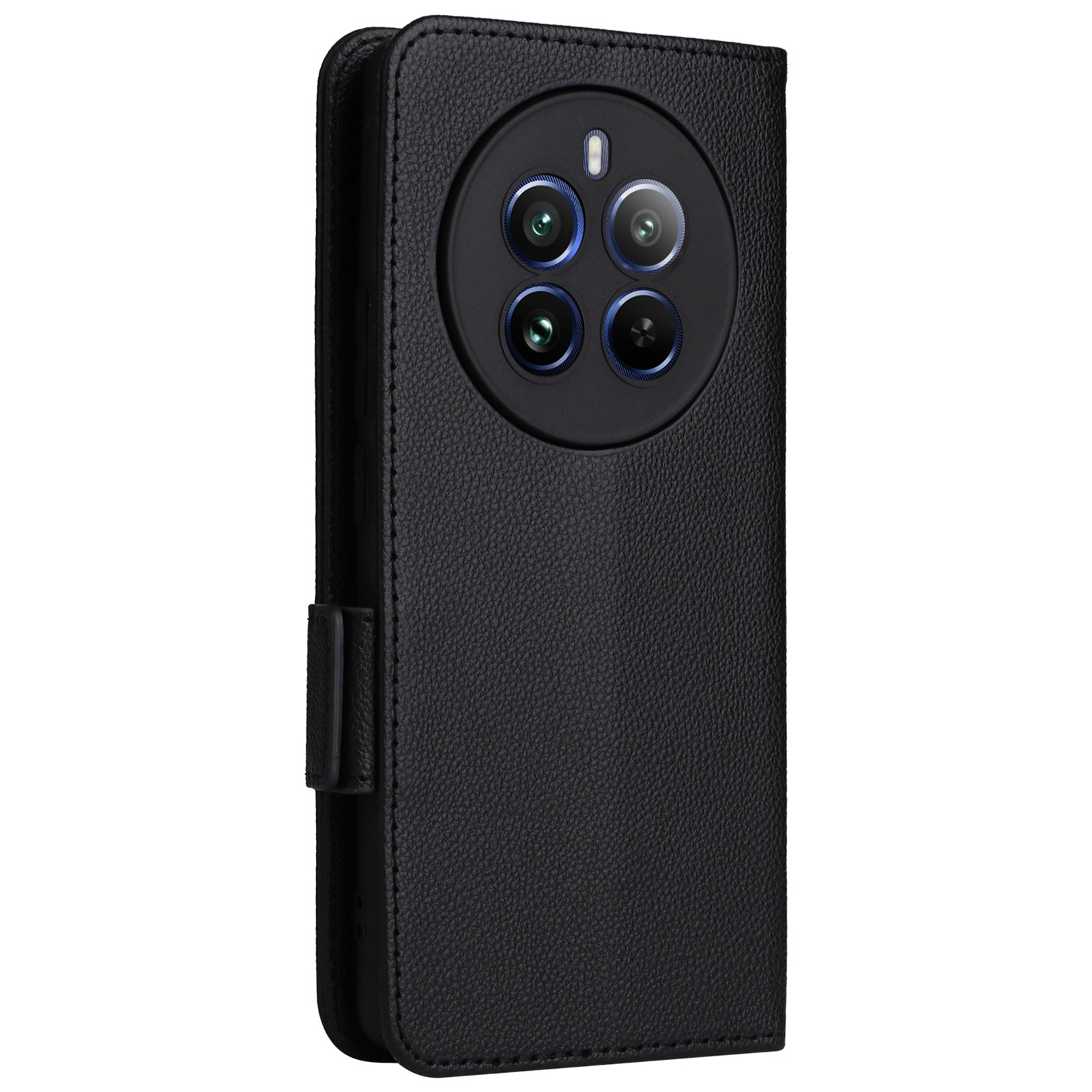 For Realme 12 Pro 5G / 12 Pro+ 5G Wallet Case Side Magnetic Clasp Phone Leather Cover