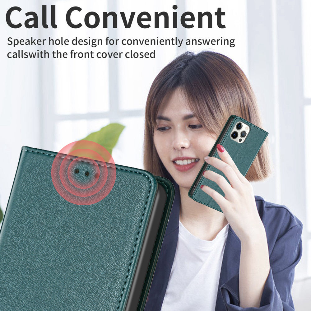 BINFEN COLOR BF18 For Google Pixel 9 Pro Case PU Leather Viewing Stand Phone Cover with 3 Card Holder