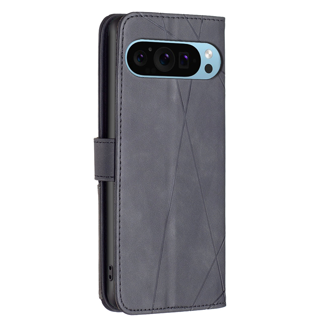 BINFEN COLOR BF05 For Google Pixel 9 Pro Case PU Leather Anti-scratch Phone Wallet Cover