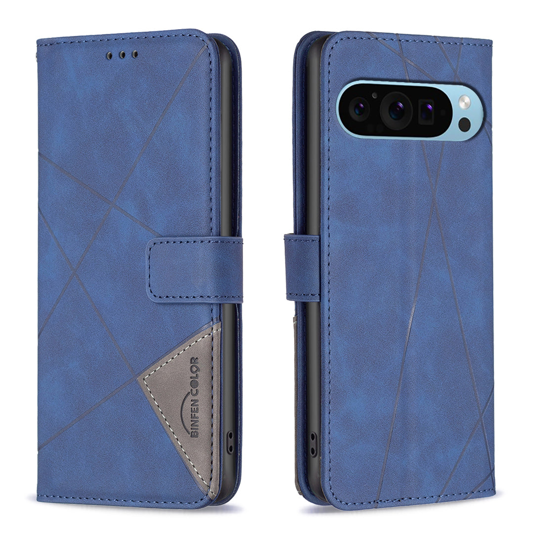 BINFEN COLOR BF05 For Google Pixel 9 Pro Case PU Leather Anti-scratch Phone Wallet Cover