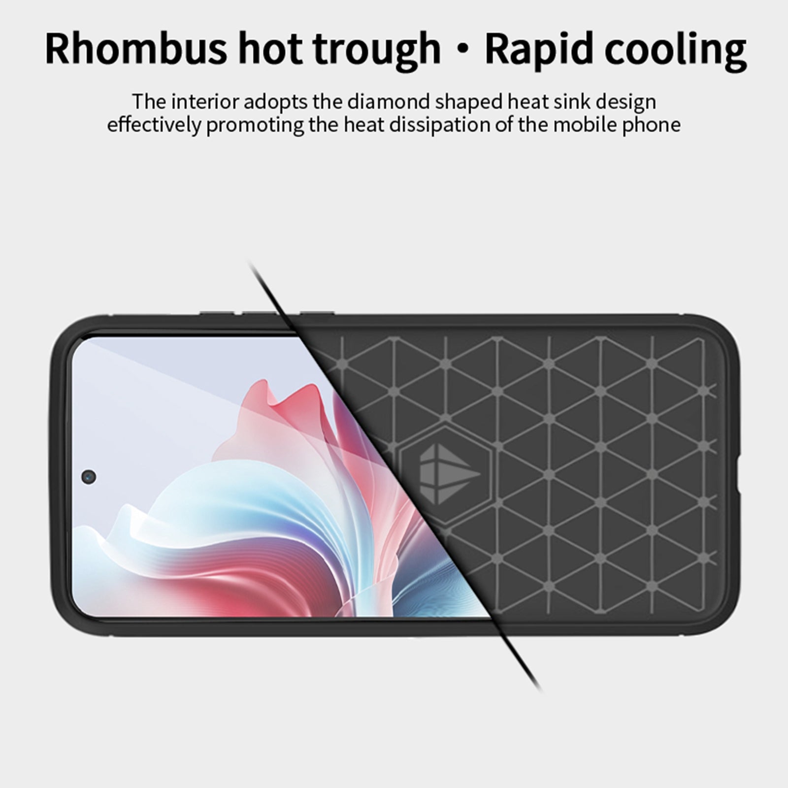 MOFI JK TPU Series-1 For Oppo Reno11 F 5G / F25 Pro 5G Case Brushed TPU Carbon Fiber Design Phone Cover