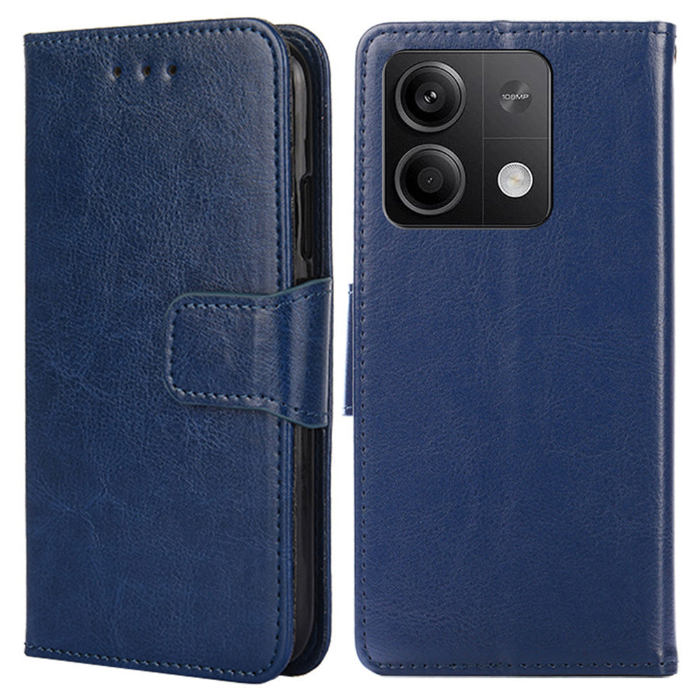 For Xiaomi Redmi Note 13 5G Case PU Leather Full-Body Shockproof Phone Cover
