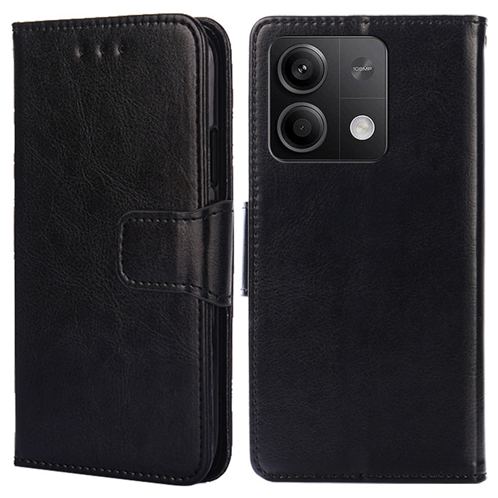For Xiaomi Redmi Note 13 5G Case PU Leather Full-Body Shockproof Phone Cover