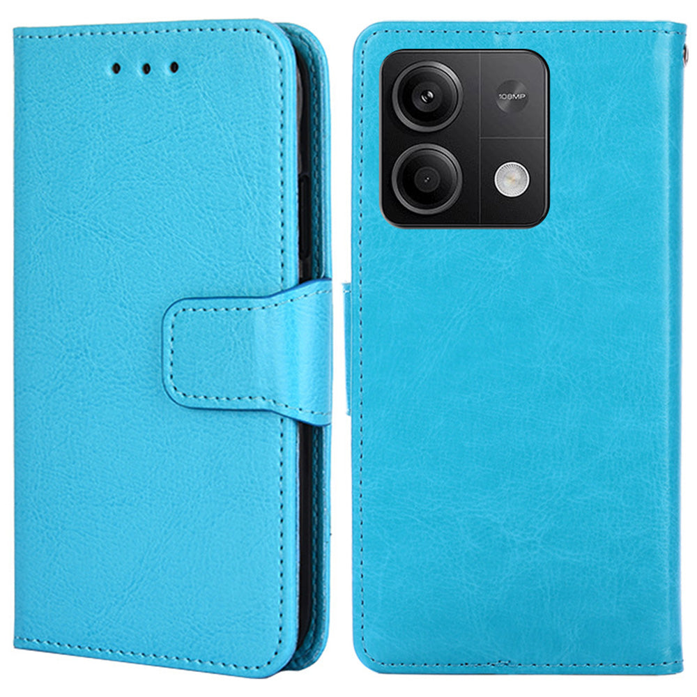 For Xiaomi Redmi Note 13 5G Case PU Leather Full-Body Shockproof Phone Cover