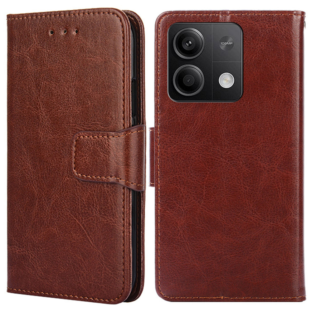For Xiaomi Redmi Note 13 5G Case PU Leather Full-Body Shockproof Phone Cover