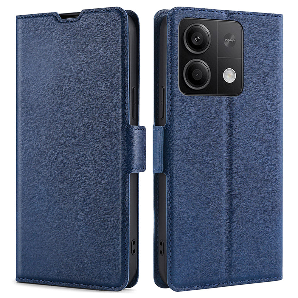 For Xiaomi Redmi Note 13 5G Case Slim PU Leather Shockproof Phone Cover with Card Holder