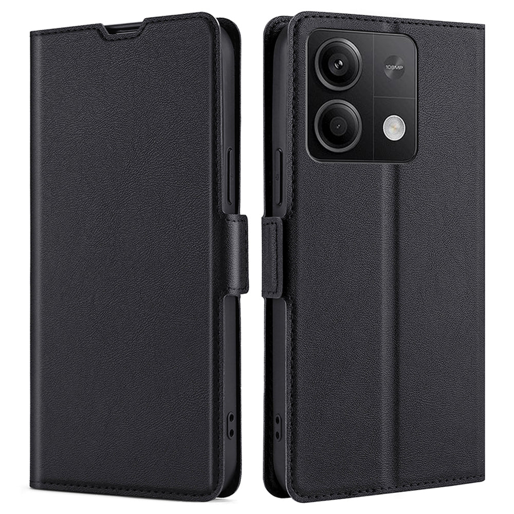 For Xiaomi Redmi Note 13 5G Case Slim PU Leather Shockproof Phone Cover with Card Holder