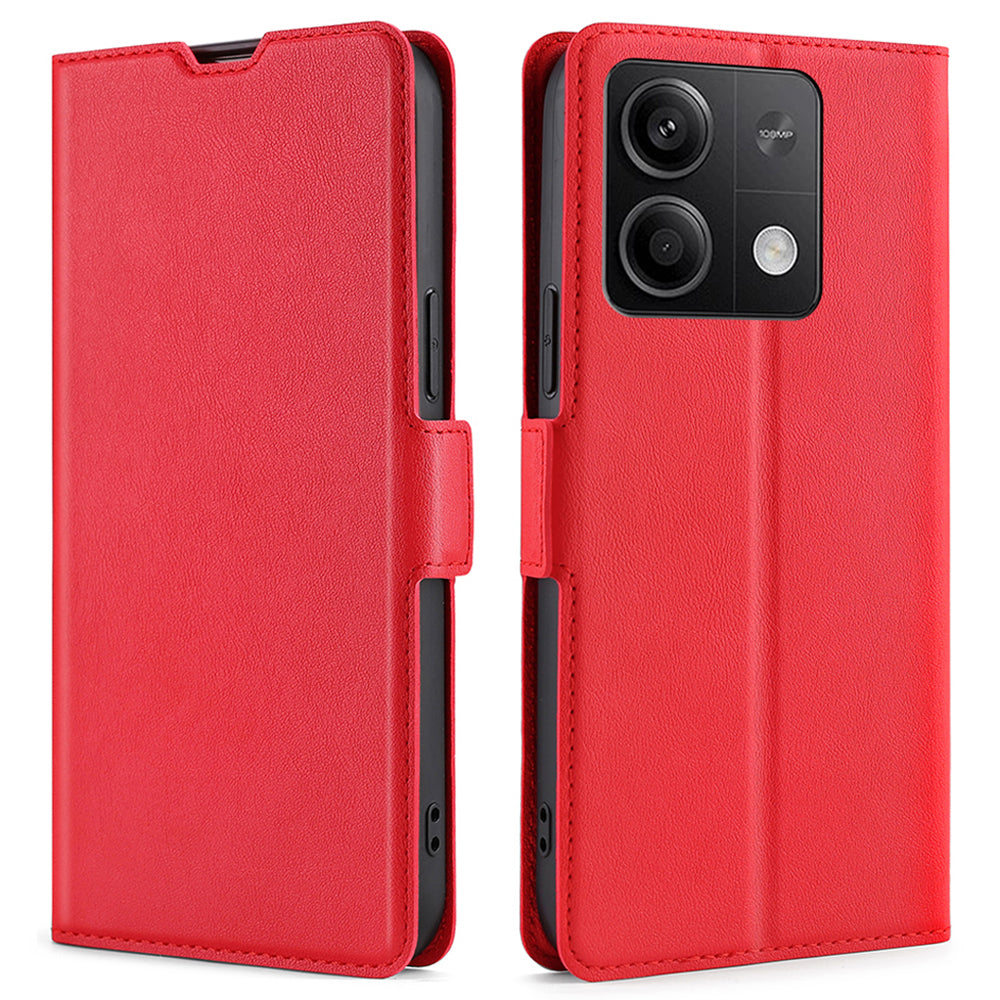 For Xiaomi Redmi Note 13 5G Case Slim PU Leather Shockproof Phone Cover with Card Holder