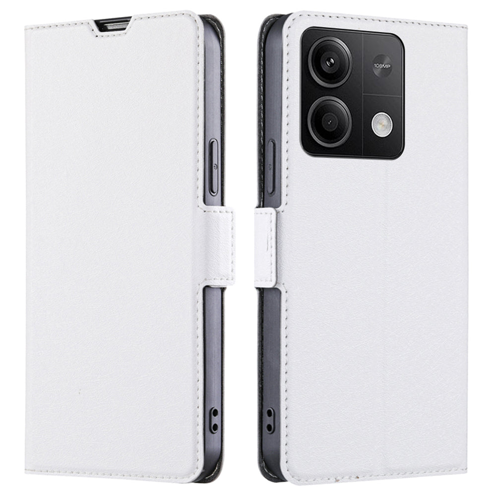 For Xiaomi Redmi Note 13 5G Case Slim PU Leather Shockproof Phone Cover with Card Holder