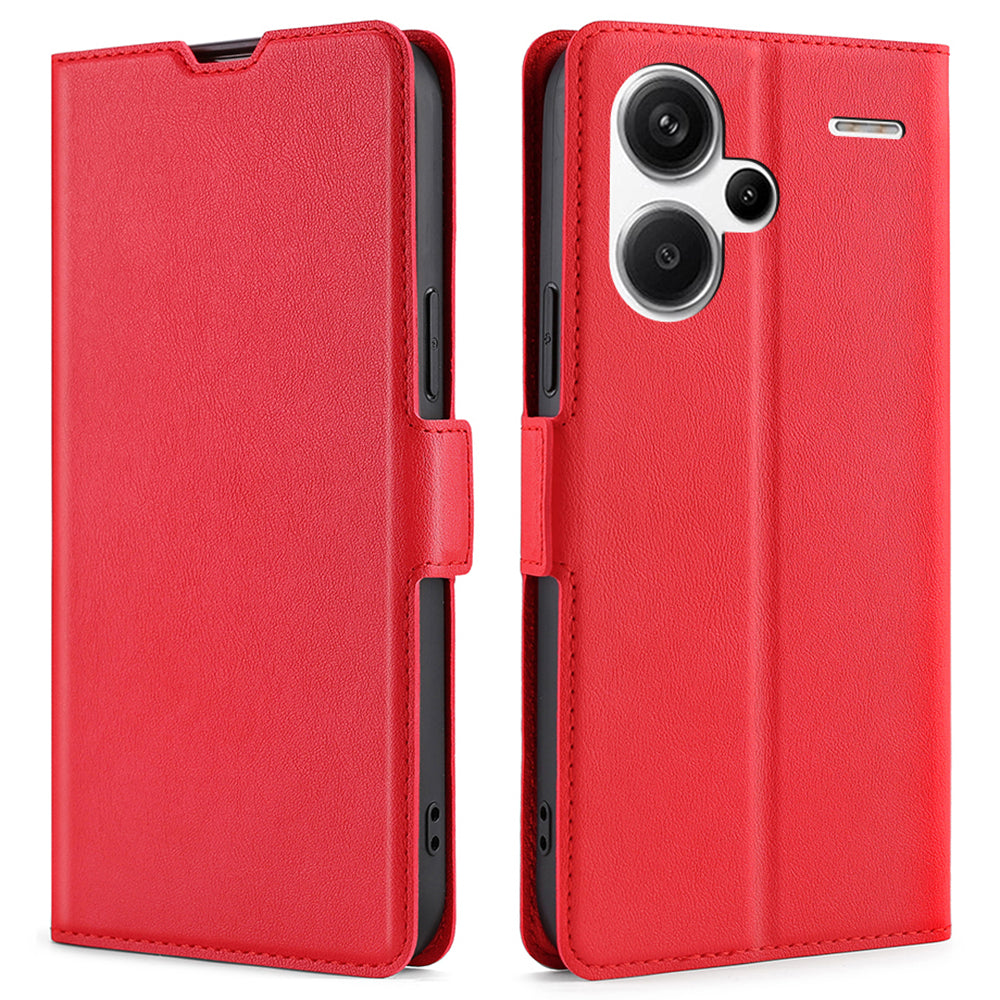 For Xiaomi Redmi Note 13 Pro+ 5G Case Protective TPU Inner Shell PU Leather Phone Cover