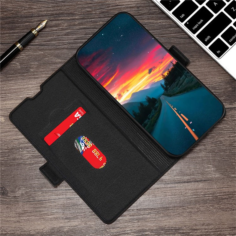 For Xiaomi Redmi Note 13 Pro 5G / Poco X6 5G Protective Case TPU Inner Shell PU Leather Phone Cover